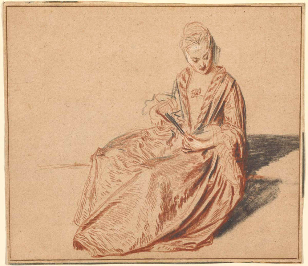 Seated Woman with a Fan Gm-00001001