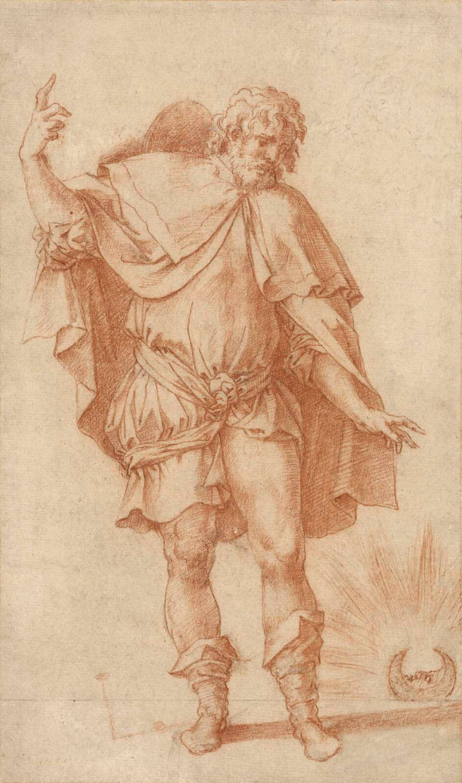 Study of a Male Figure (Empedocles and/or Saint Roch) Gm-00003001