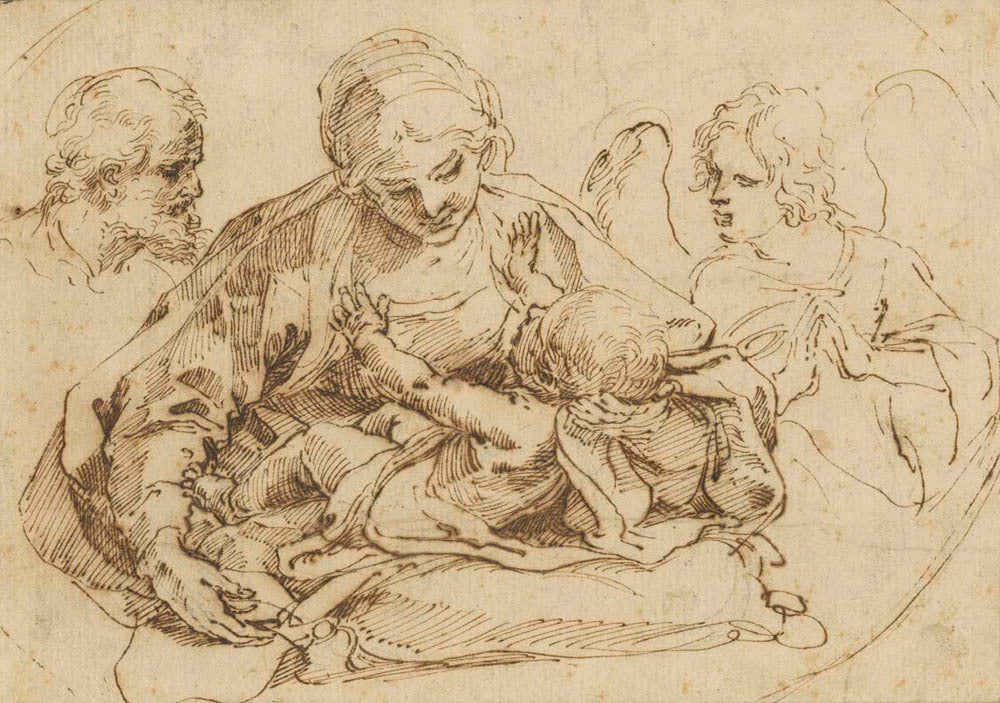 Holy Family with an Angel Gm-00003601