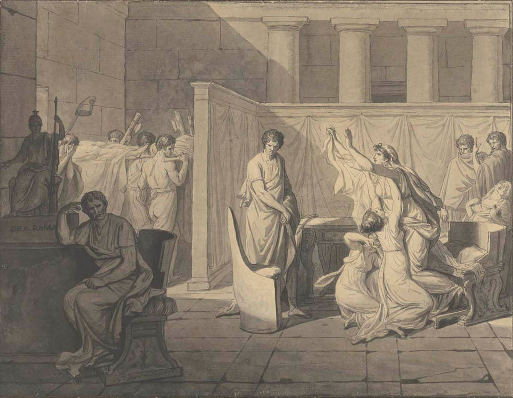 The Lictors Bringing Brutus the Bodies of His Sons Gm-00006201