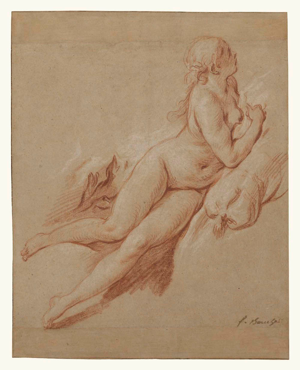 Study of a Reclining Nude Gm-00006601