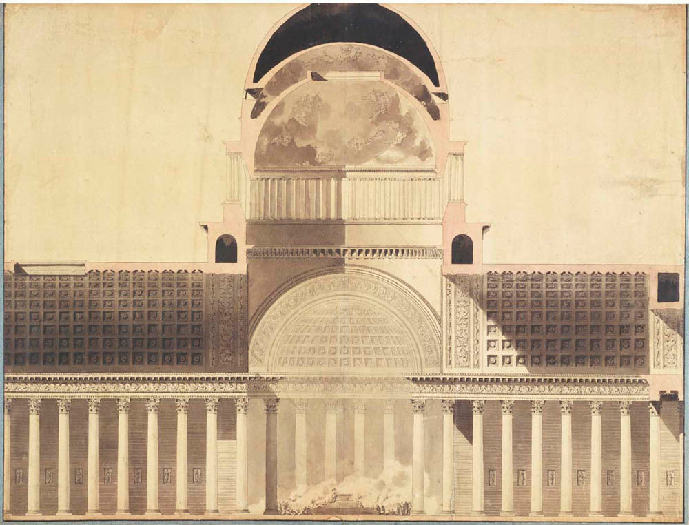 Architectural Project for the Church of the Madeleine Gm-00007801