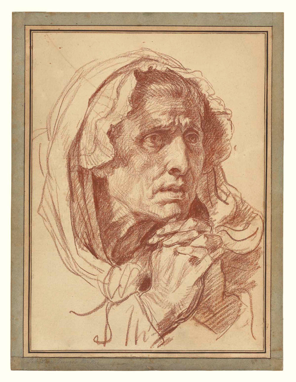 Study of the Head of an Old Woman Gm-00008401