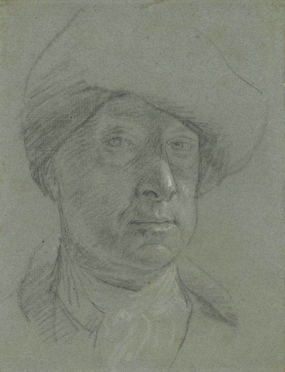 Self-Portrait Wearing a Cloth Hat Gm-00012301