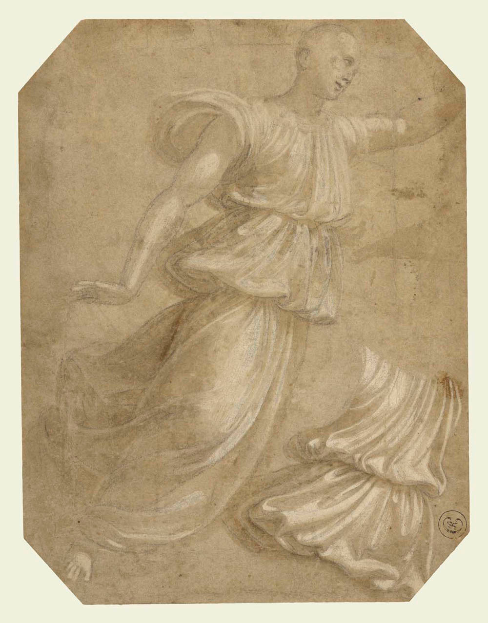 Study of an Angel and of Drapery Gm-00013501
