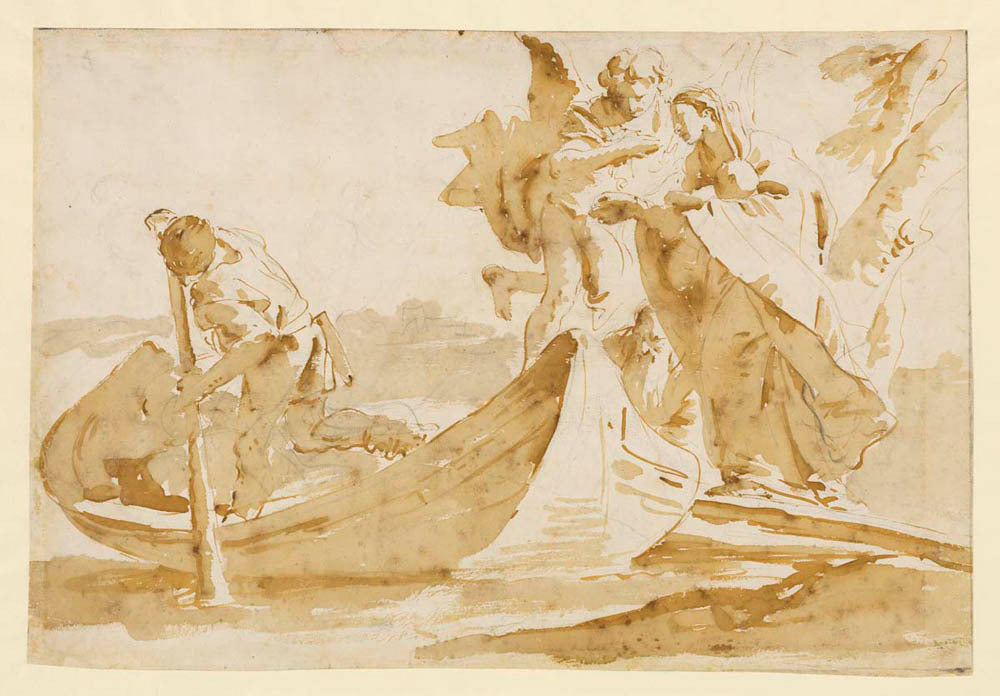 Flight into Egypt (recto); Various Studies (verso) Gm-00014701