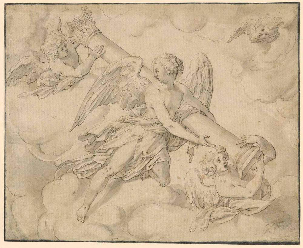 Angels Bearing the Column of the Passion Gm-00015701