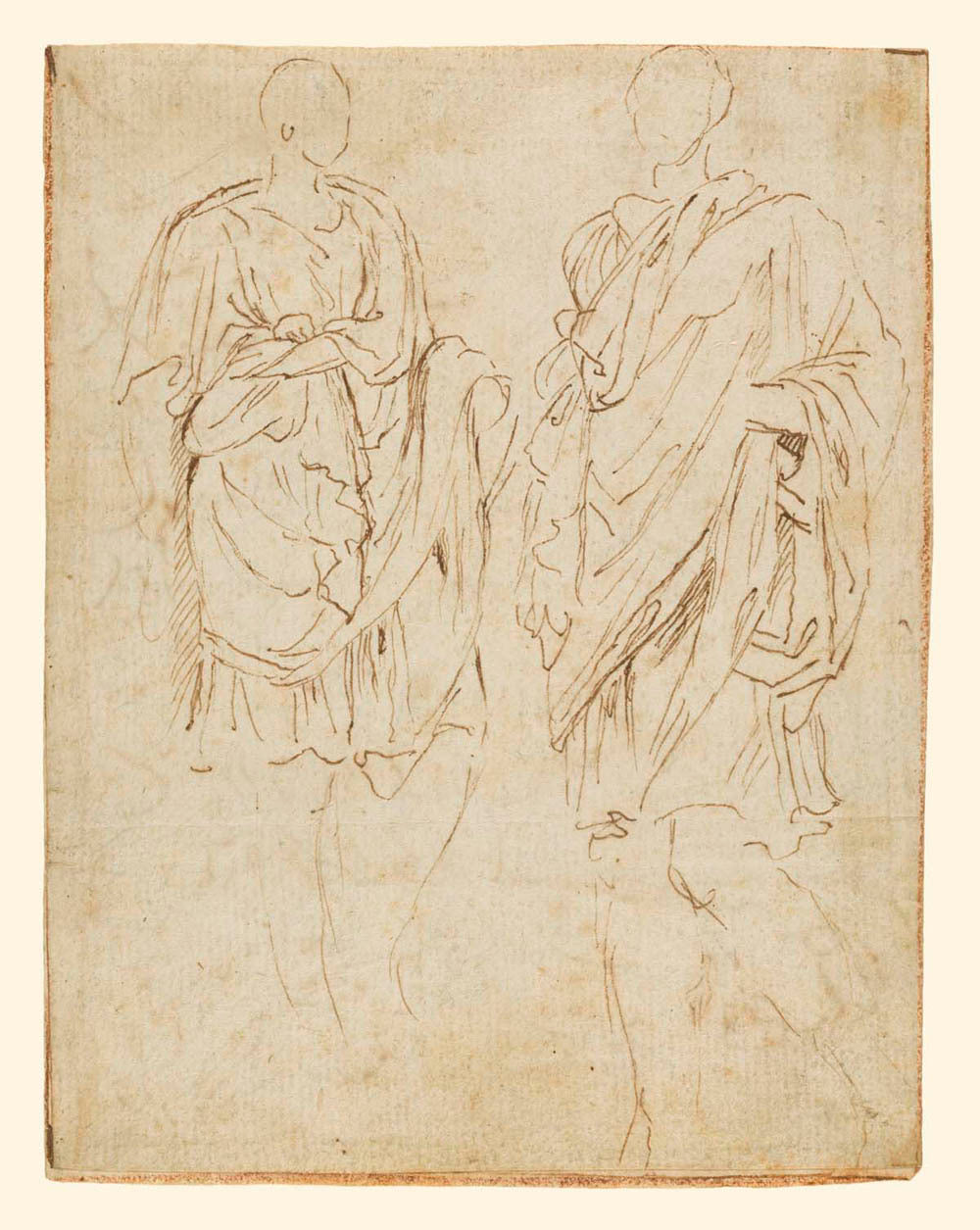 Two Studies of an Ancient Statue (recto); Scylla and a Centaur (verso) Gm-00017101