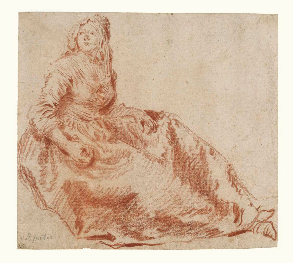 Study of a Seated Woman Gm-00018401