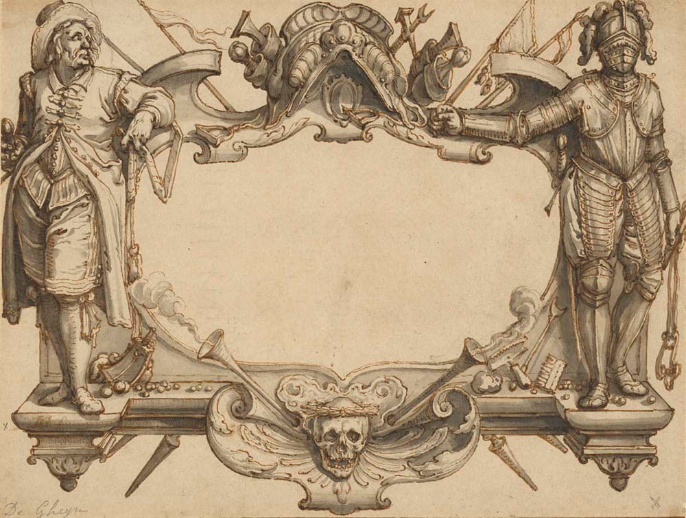 Design for the Title Page of &quot;The Exercise of Cavalry&quot; Gm-00033401