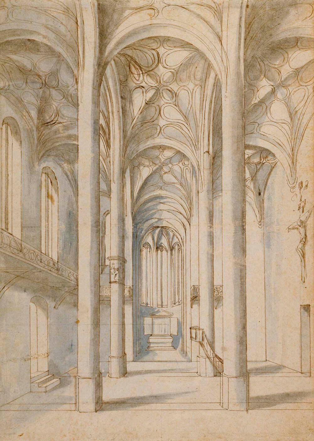 Interior of a Gothic Church Gm-00035901