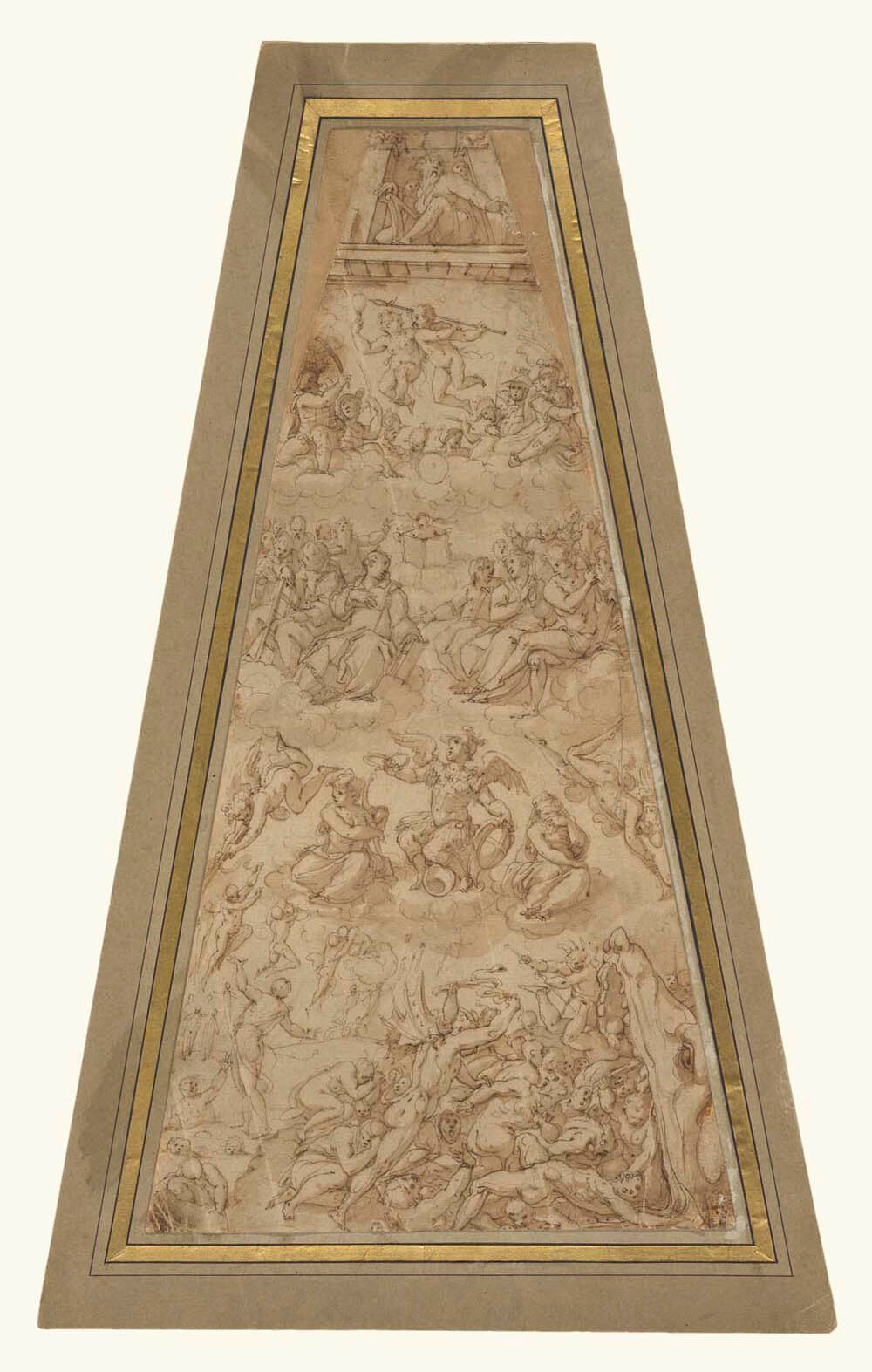 Compositional Study for the Southeast Section of the Cupola of Florence Cathedral Gm-00036601