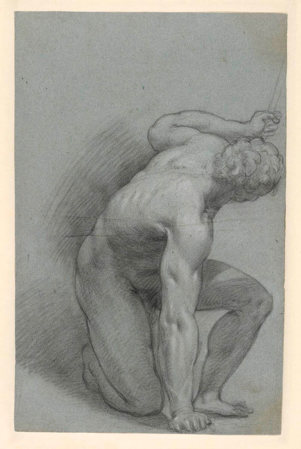 Kneeling Figure (recto); Reclining Figure (verso) Gm-00036901