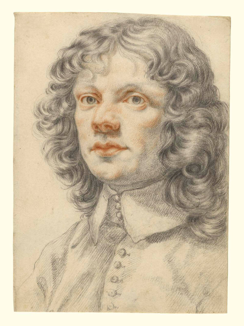 Portrait of a Man (recto); Portrait of a Man (accidental offset) (verso) Gm-00039001