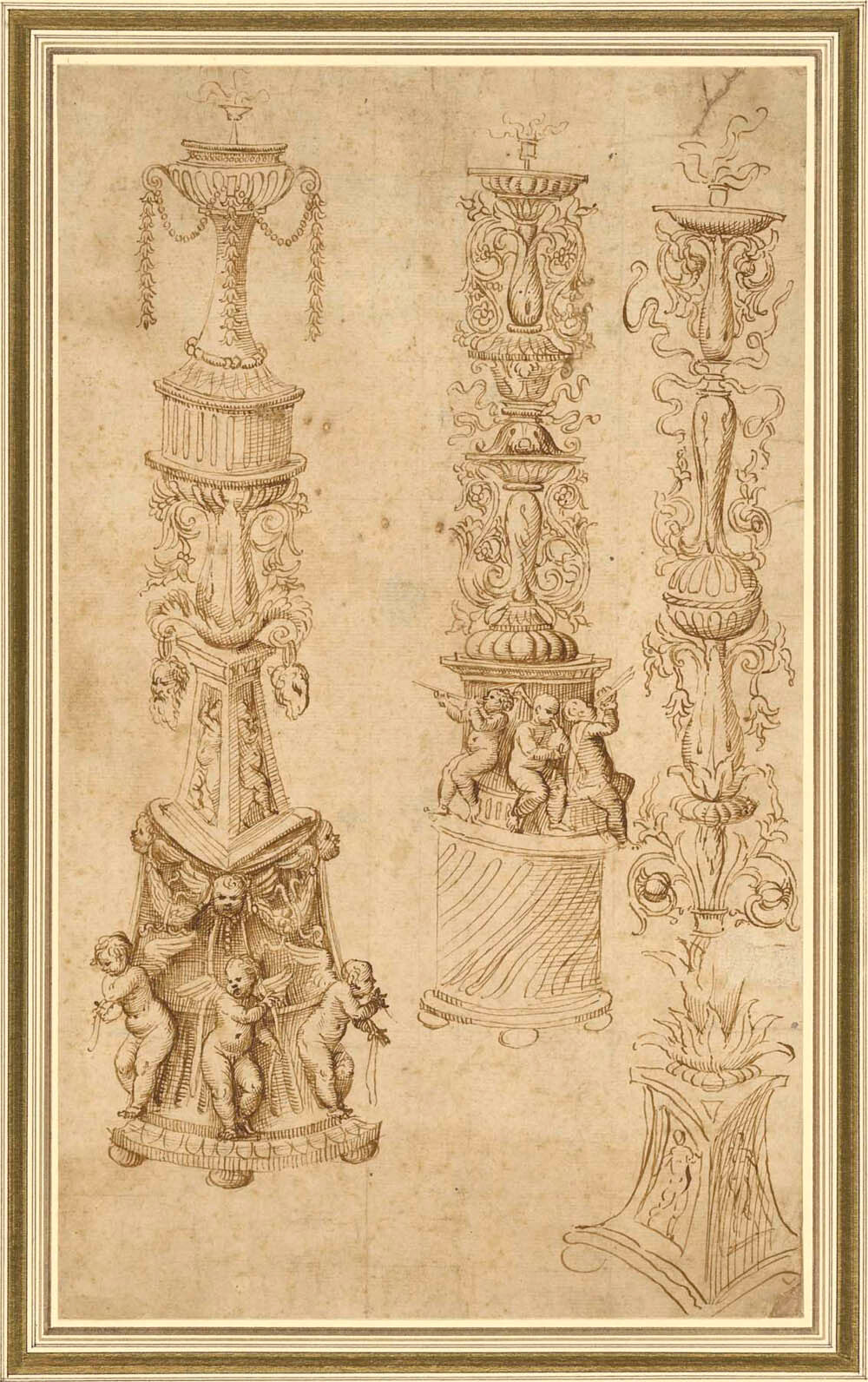 Studies of Three Candlesticks Gm-00042901