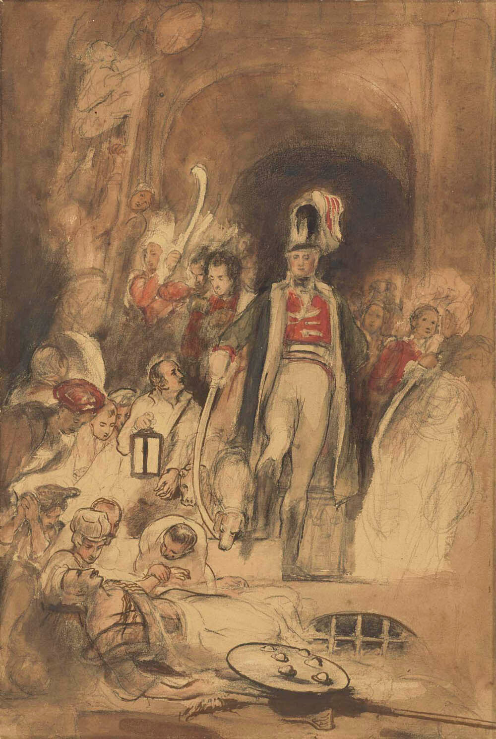 Study for 'Sir David Baird Discovering the Body of Tipu Sahib' Gm-00046101