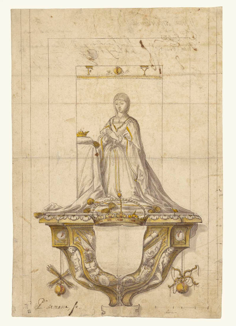 Study for a Statue of Queen Isabella Gm-00046501