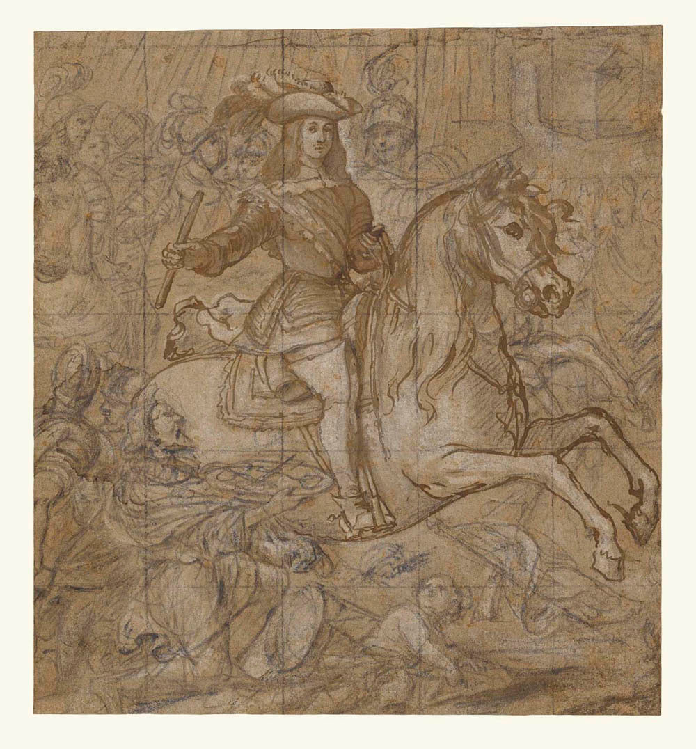 Equestrian Portrait of Don Juan José of Austria Gm-00047601