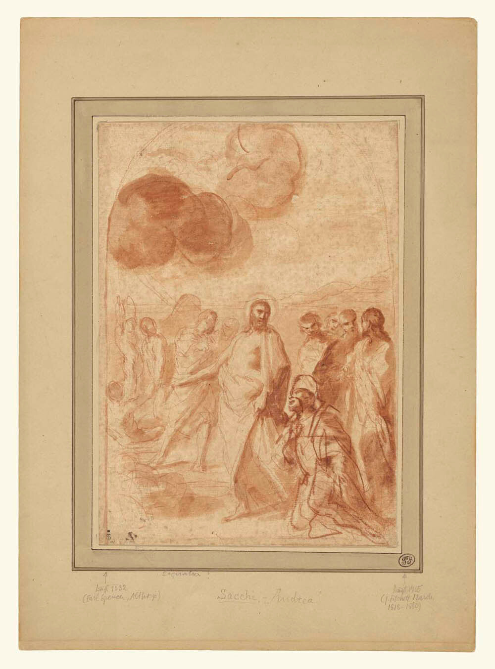 Christ's Command to St. Peter, "Feed My Sheep!" ("Pasce Oves Mea") Gm-00050801