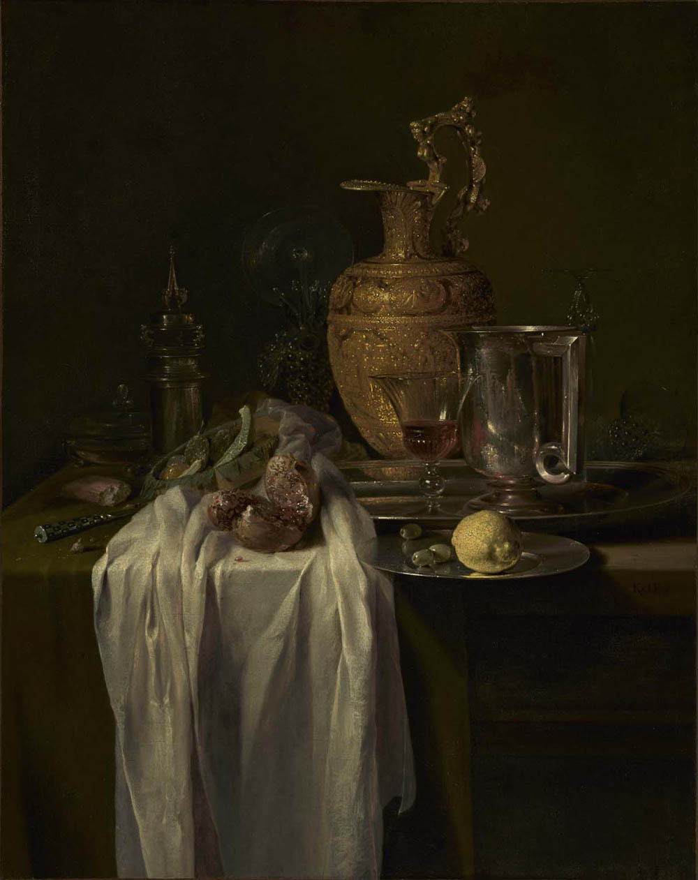 Still Life with Ewer, Vessels, and Pomegranate Gm-00052501