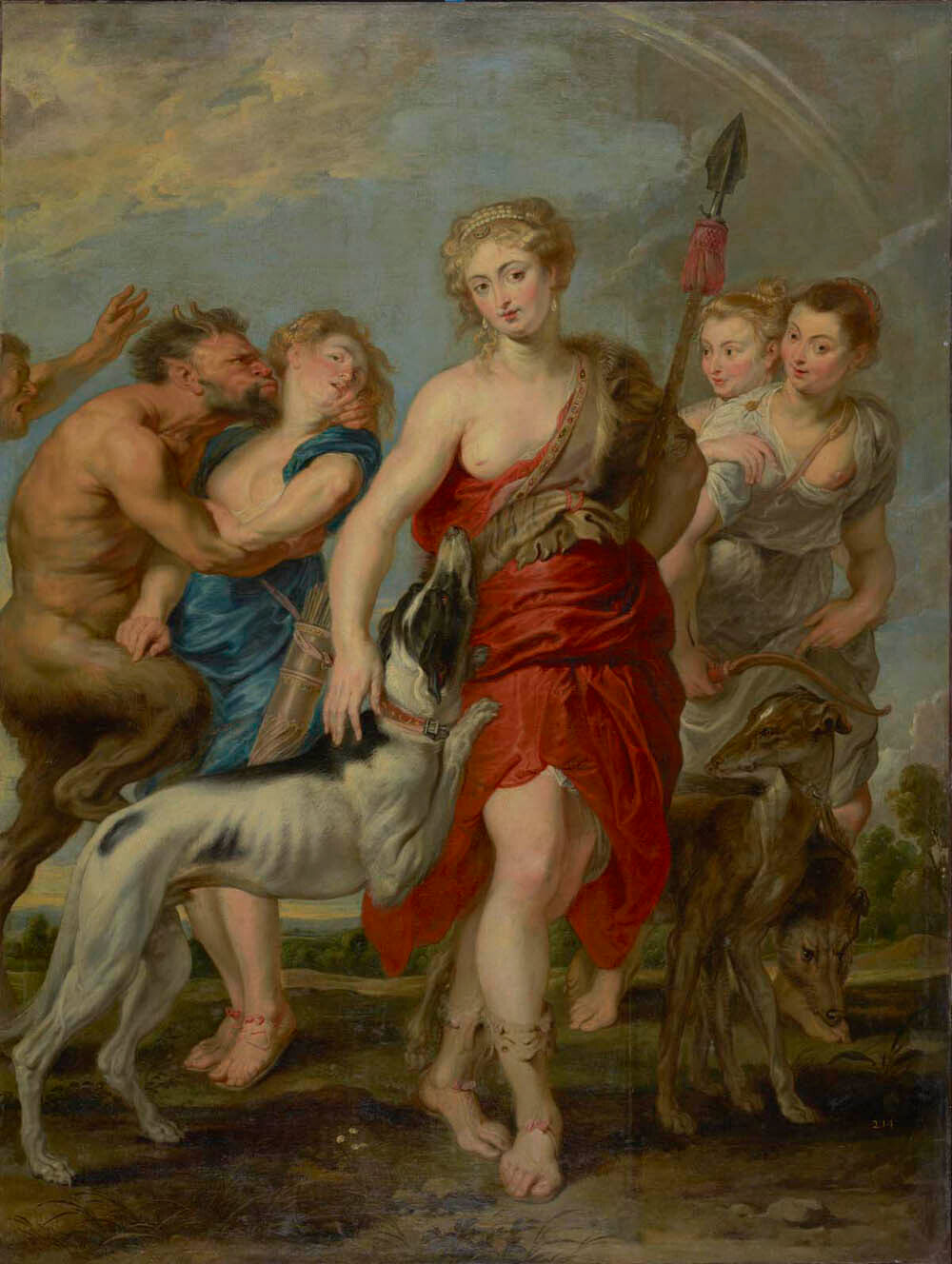 Diana and Her Nymphs on the Hunt Gm-00063101