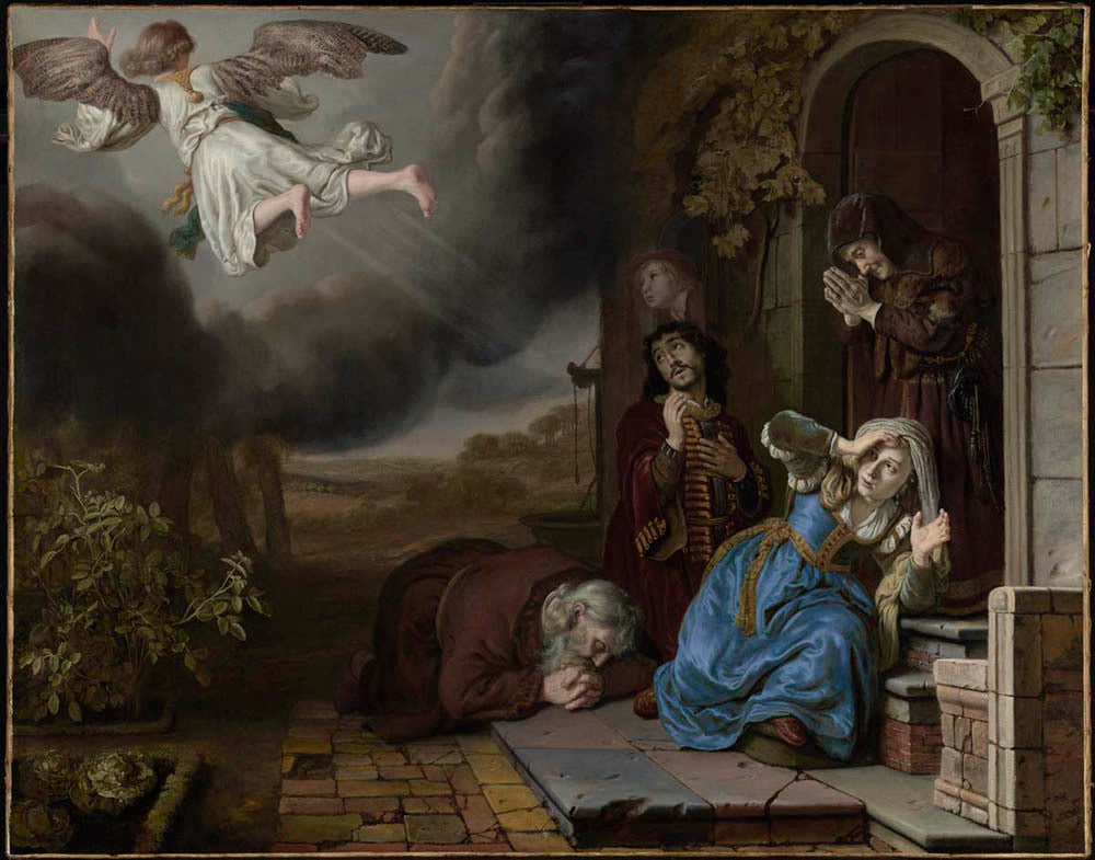 The Angel Taking Leave of Tobit and His Family Gm-00069301