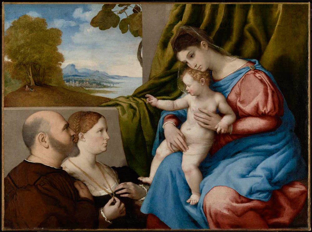 Madonna and Child with Two Donors Gm-00073701
