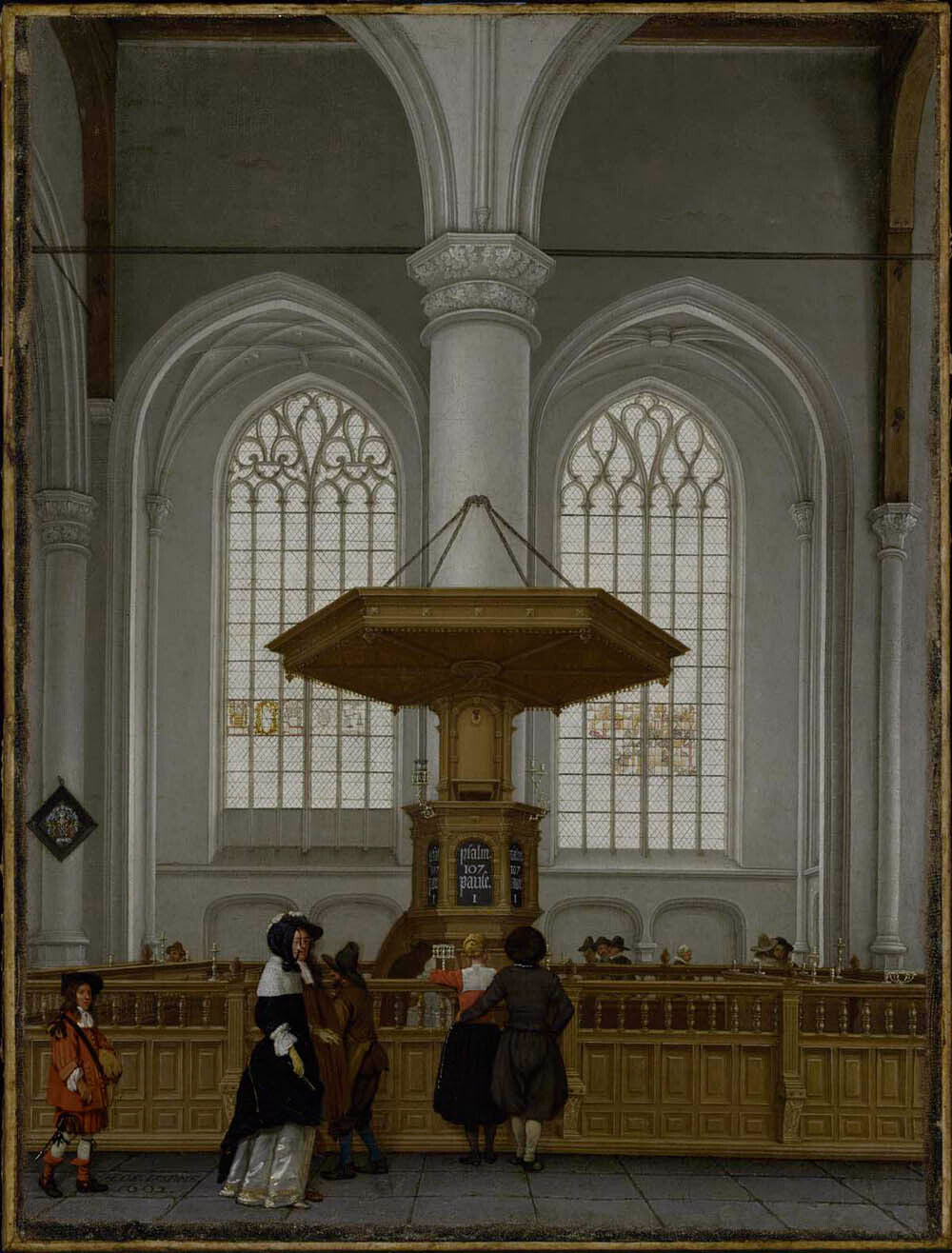 Interior of the Laurenskerk at Rotterdam Gm-00074501