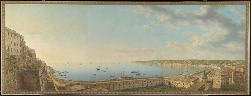 A View of the Bay of Naples, Looking Southwest from the Pizzofalcone towards Capo di Posilippo Gm-00089001