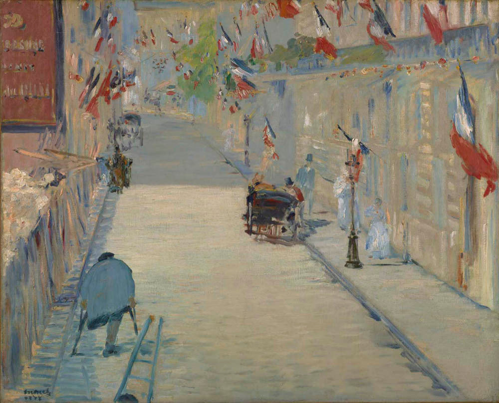 The Rue Mosnier with Flags Gm-00094601