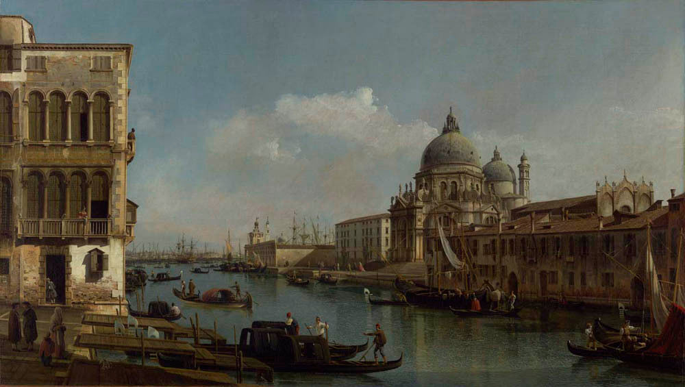 View of the Grand Canal: Santa Maria della Salute and the Dogana from Campo Santa Maria Zobenigo Gm-00099001