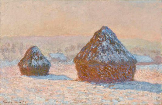 Wheatstacks, Snow Effect, Morning (Meules, Effet de Neige, Le Matin) Gm-00108801