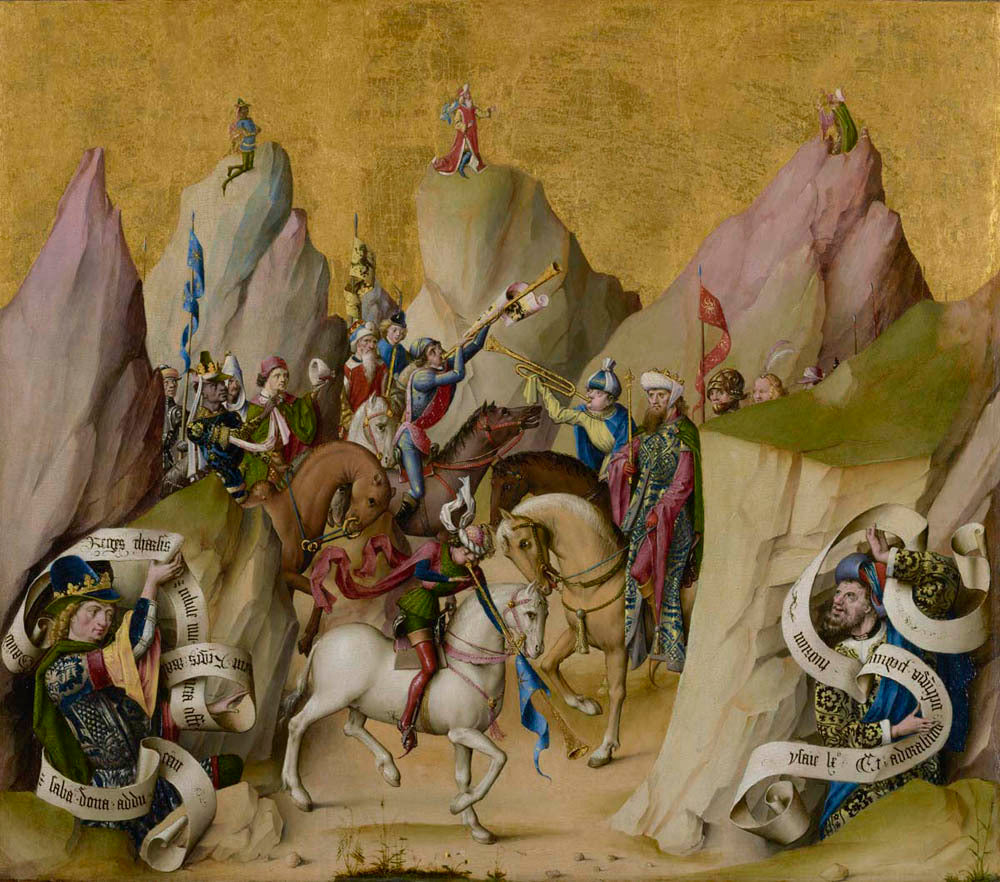 The Meeting of the Three Kings, with David and Isaiah (recto); The Assumption of the Virgin (verso) Gm-00109101