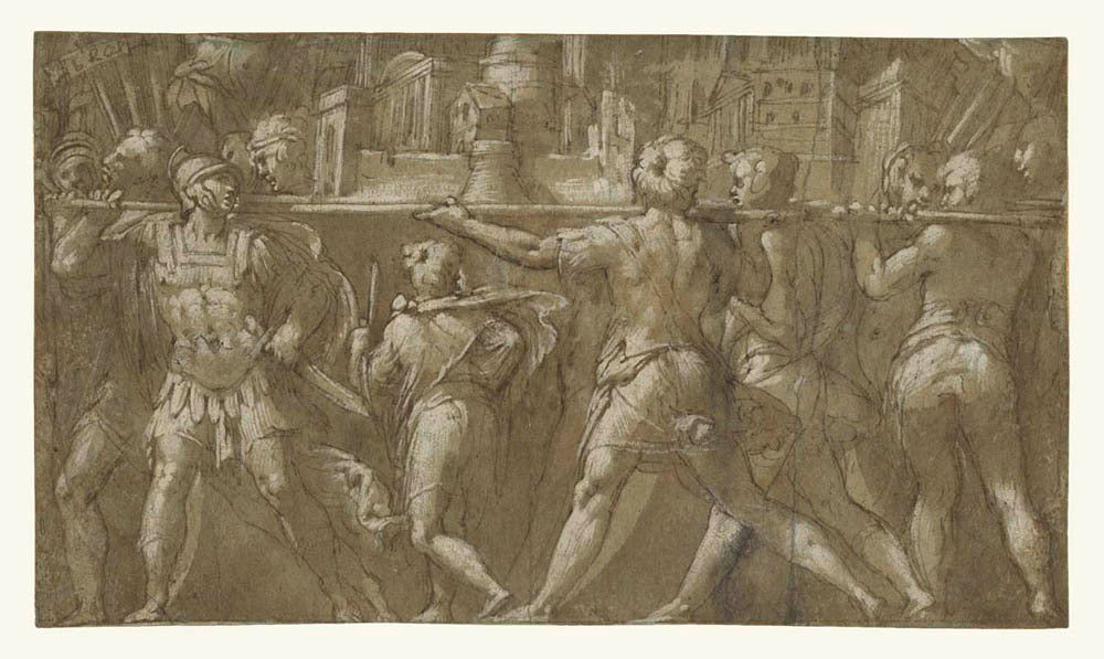 Soldiers Carrying a Model of a City Gm-10964001