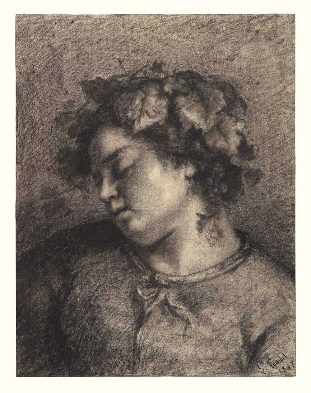 Head of a Sleeping Bacchante Gm-13544601