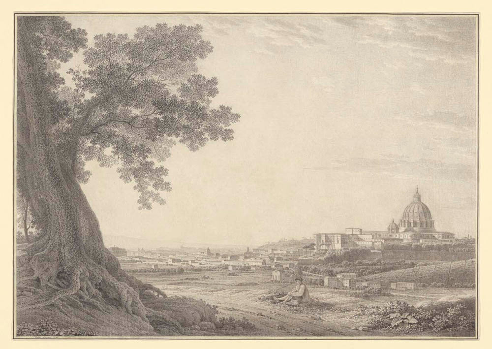 An extensive view of Rome from the Orti della Pineta Sacchetti Gm-14039401