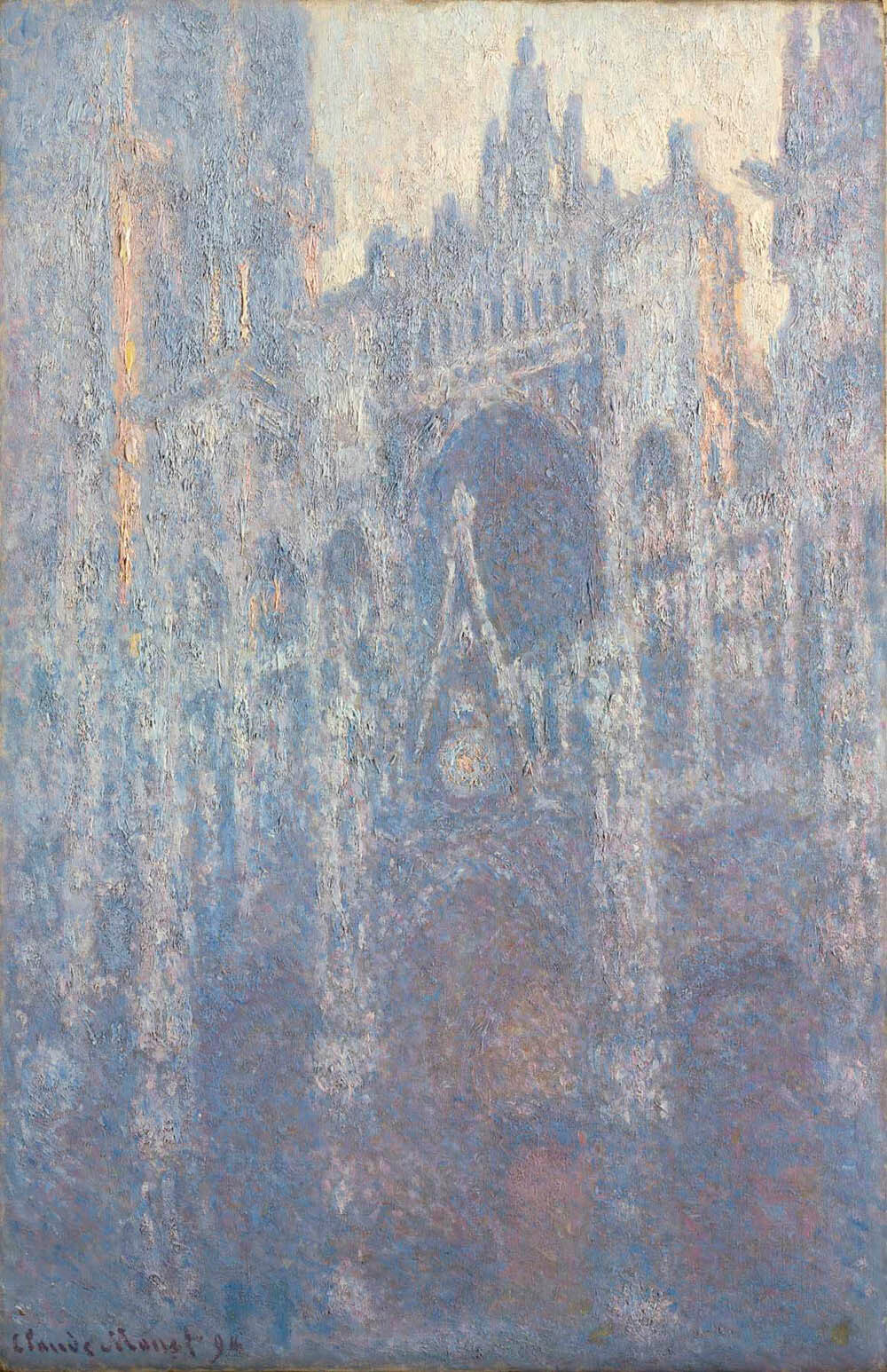 The Portal of Rouen Cathedral in Morning Light Gm-14204901