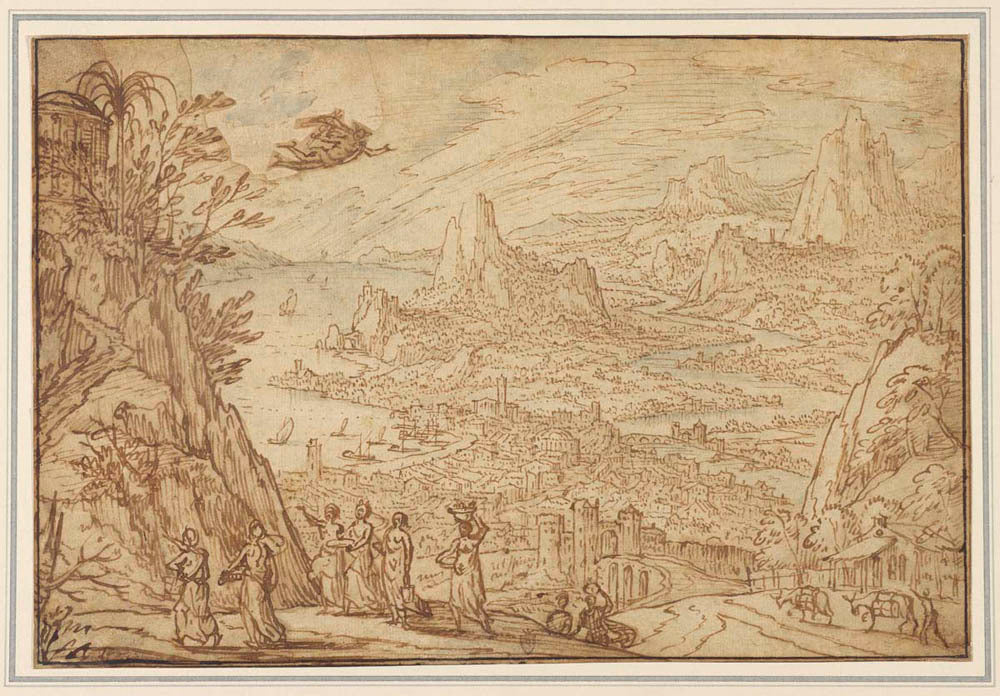 An Extensive Estuary Landscape with the Story of Mercury and Herse Gm-26547901