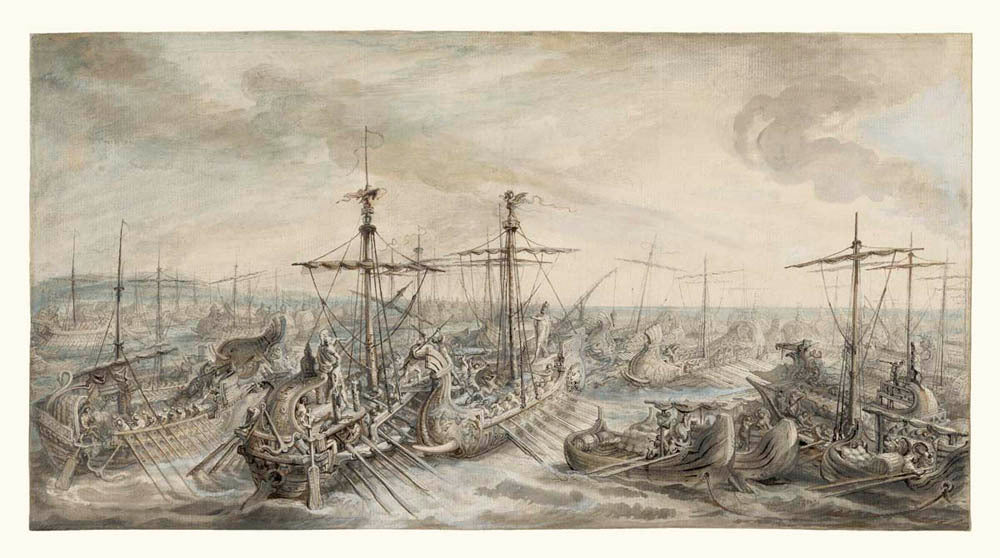 The Roman Fleet Victorious over the Carthaginians at the Battle of Cape Ecnomus Gm-27781801