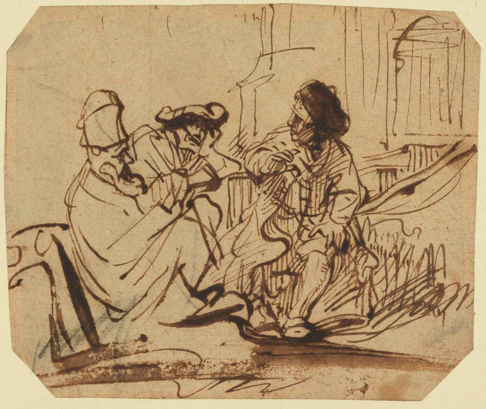 Joseph in Prison Interpreting the Dreams of Pharaoh's Baker and Butler Gm-30360901