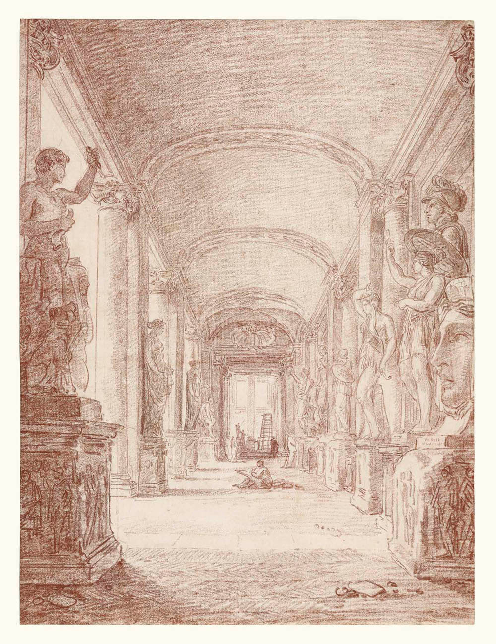 A Draftsman in the Capitoline Gallery Gm-30515001