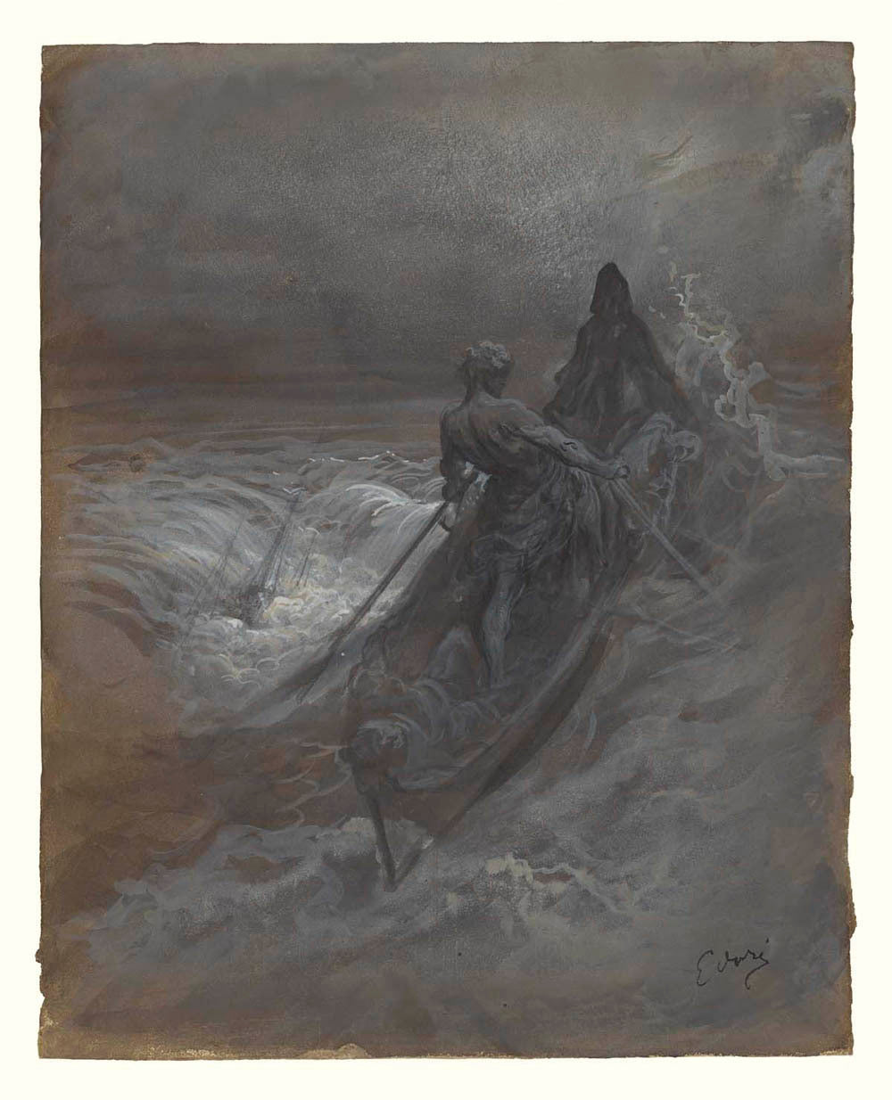 After the Shipwreck - Design for an Illustration of Coleridge&#39;s The Rime of the Ancient Mariner Gm-31329501