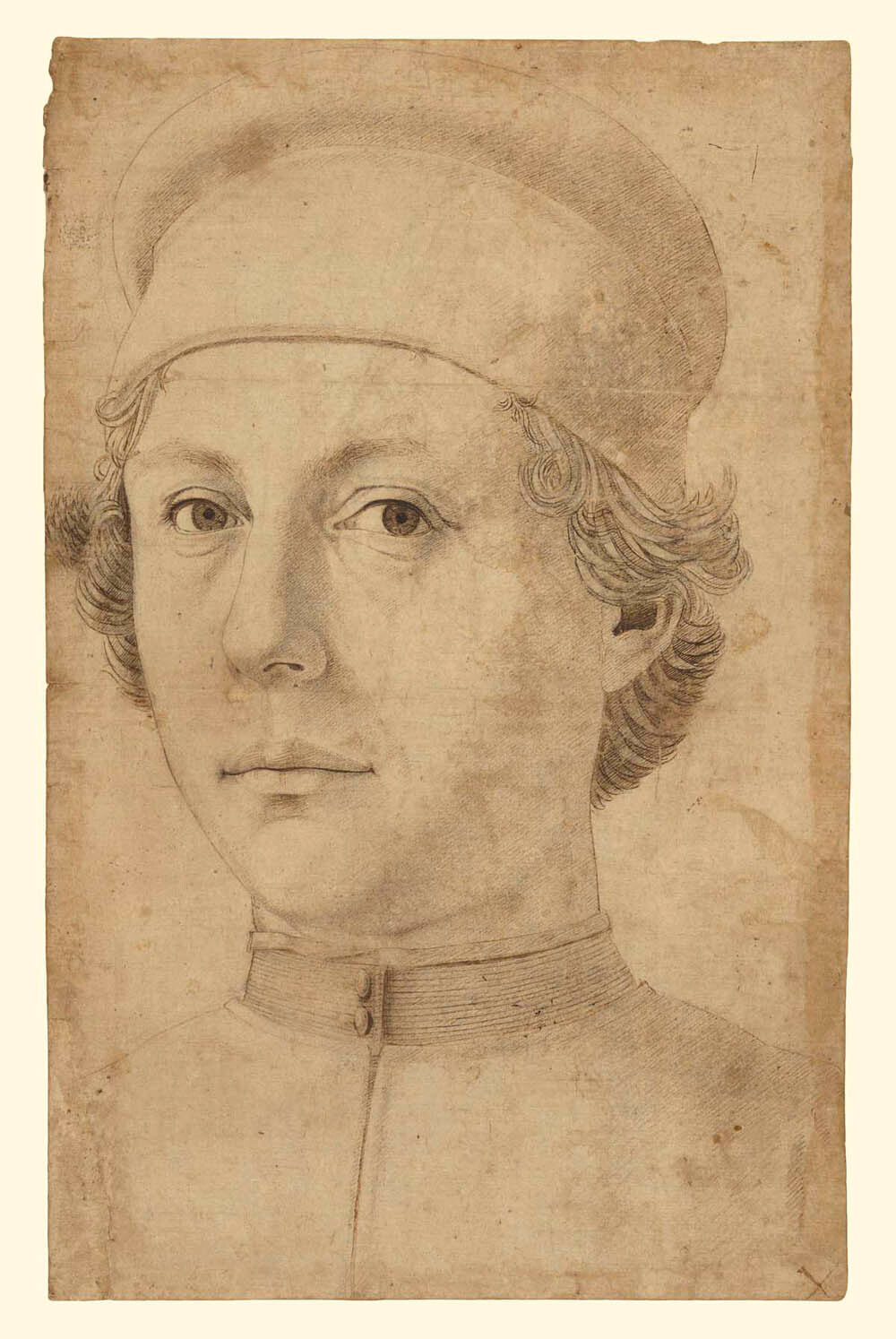 Portrait of a Young Man, Head and Shoulders, Wearing a Cap Gm-33681201