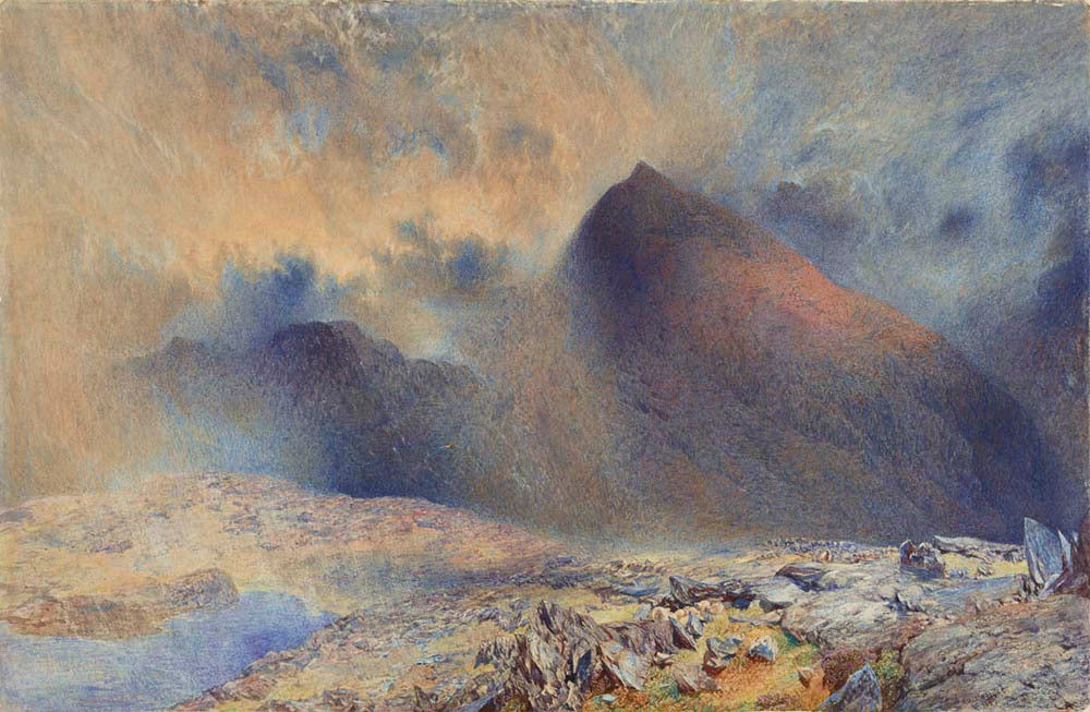 Mount Snowdon through Clearing Clouds Gm-35448401