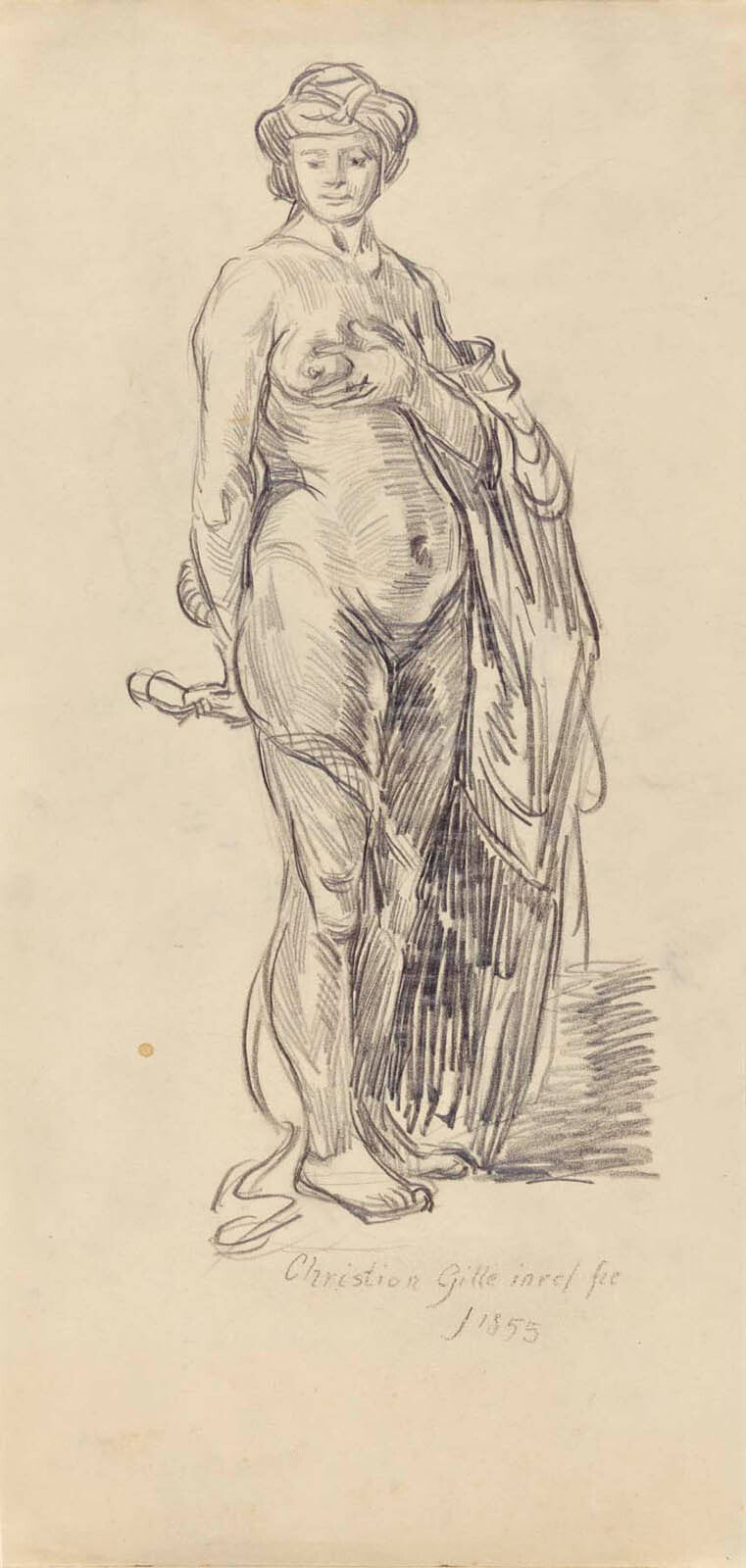 Female Nude with a Turban Gm-35555401