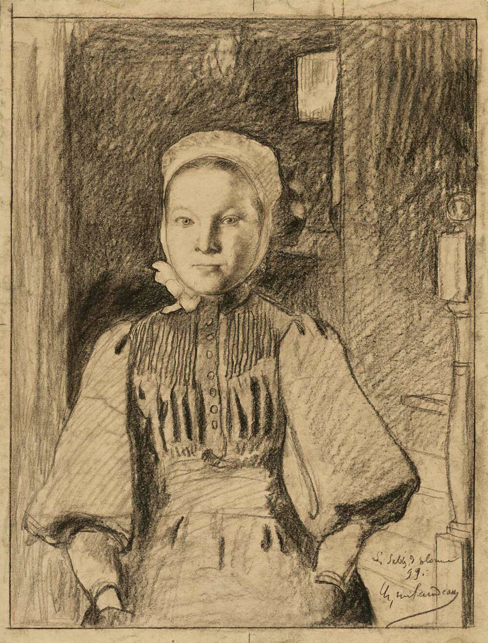 A young peasant girl from the Vendée Gm-36261501